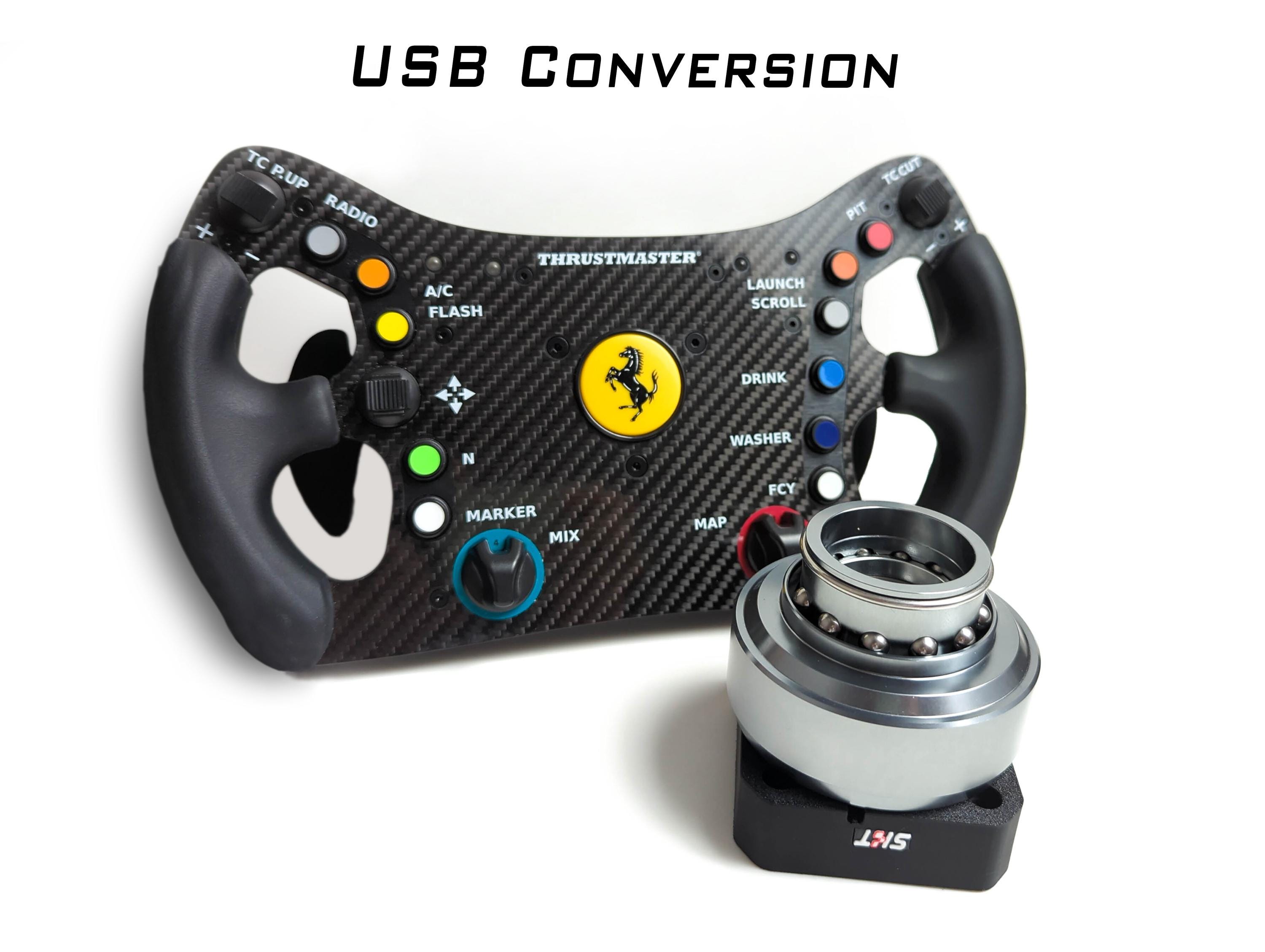 Thrustmaster 488 GT3、Evo 32R用変換キット | USBアダプター