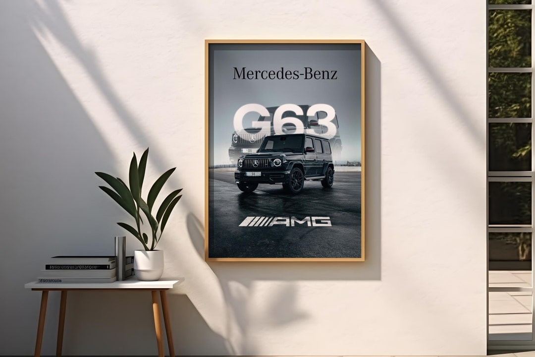 Amg Rapper Poster Mercedes-benz G63 AMG Cinematic Poster | Car Poster | Sports Car Art ...