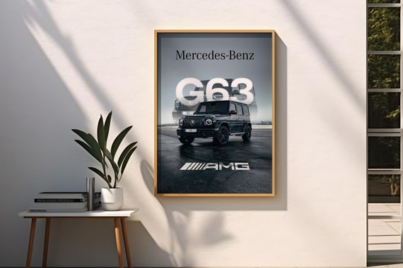 Mercedes-Benz G63 AMG Cinematic Poster | Car Poster | Sports Car Art | High Quality Supercar Print | Wall Art | Wall Decor | Home Decor
