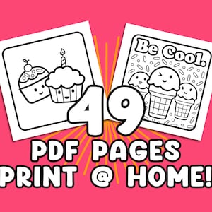 49 Bold and Easy Coloring Pages for Adults and Kids: the Sweetest ...