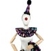 Harlequin Clown Mask Cuffs Set for Children