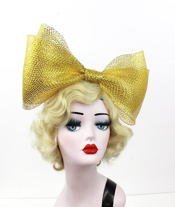 Große Schleifen-Haarbänder Für Damen – Rot/schwarz, Perfekt Für Cosplay & Party (16,5x9,5 Cm)