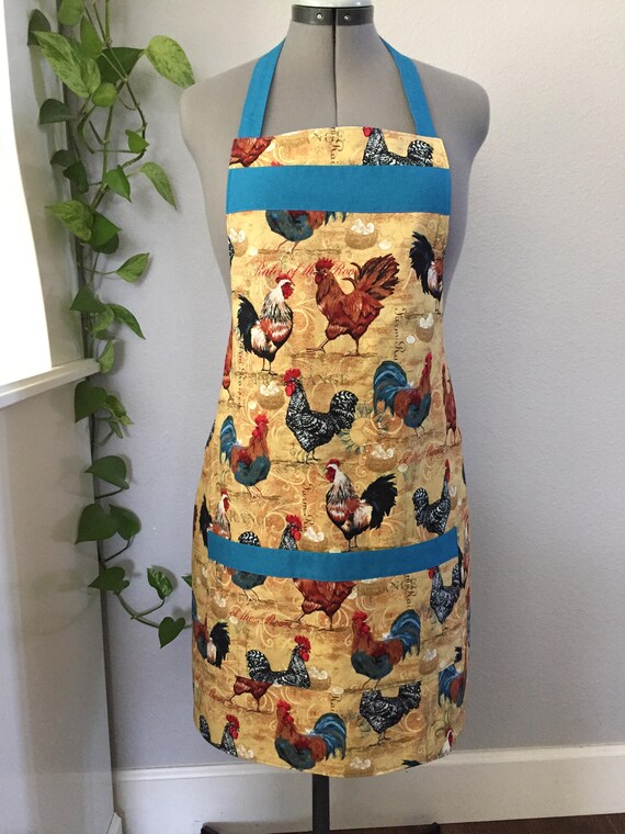 Chickens Apron/roosters/poultry/poulet/farmhouse Etsy