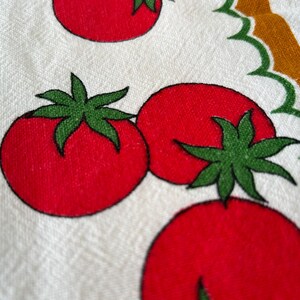 Vintage Colourful Retro Tea Towels Made In Brazil Strawberries, Pears, Tomatoes image 8