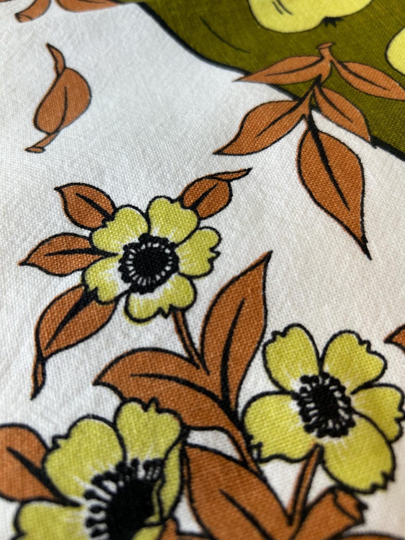 Vintage Colourful Retro Tea Towels Made In Brazil Strawberries, Pears, Tomatoes image 4