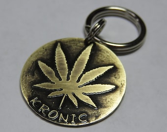 Marijuana Dog Tag-Pot Leaf Pet ID Tag-Cannabis Dog Id Tag-Custom Etched Pet Tag-Personalized Pet Tag-Custom Dog Tag-Unique Dog Tag
