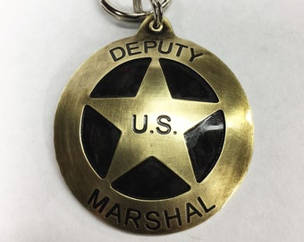 Lustige US Marschall Abzeichen Haustier Id Tag-Polizeihund Tag-Unique