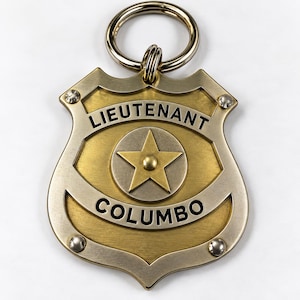 K9 Officer Police Badge Tag, Handcrafted Custom Law Enforcement Pet ID