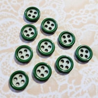 Mother of Pearl Shell Buttons, One Side is White, the Other Size is ...