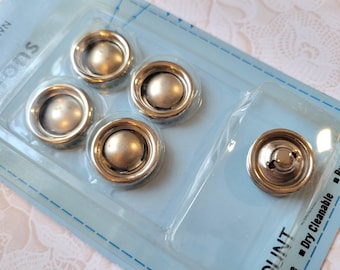 4 Halo Button Covers 3/4 Inch Solid Brass