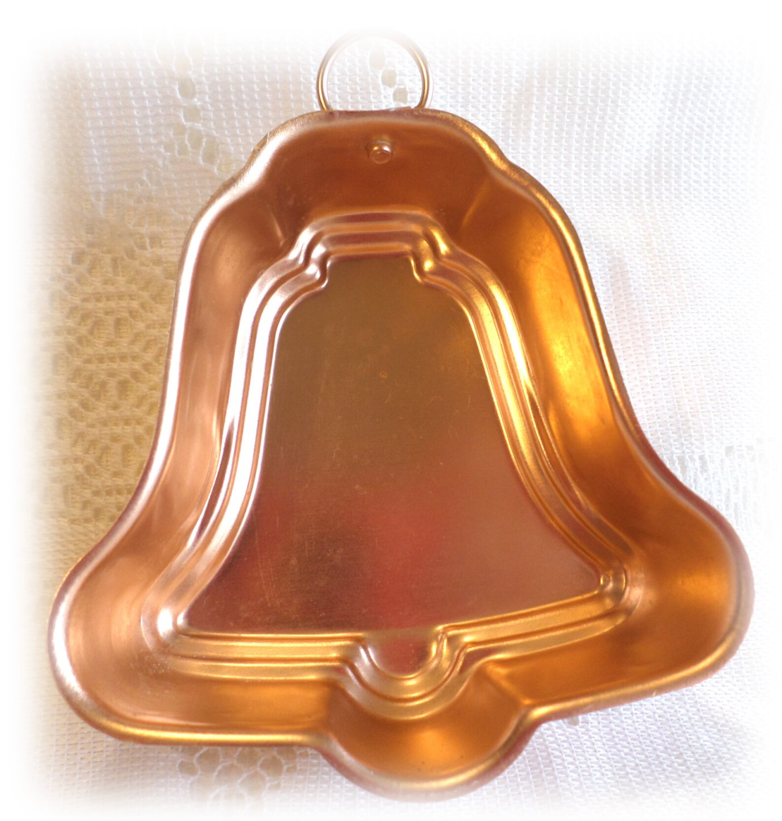 GIFT IDEA Vintage Copper BELL Jello Tin Full of Vintage Etsy