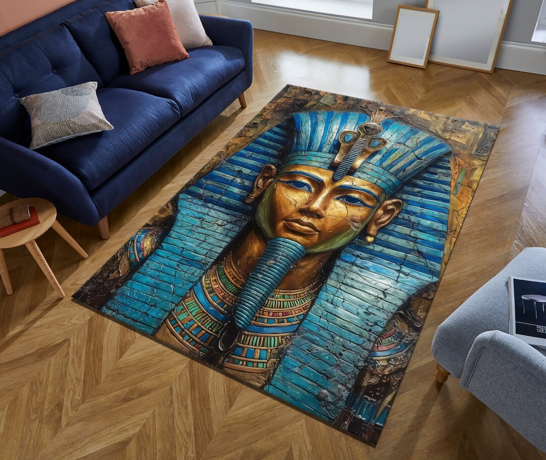 Pharaoh Rug,mummy Rug,ancient Rug,ruler Rug,treasure Rug,archaeologist ...