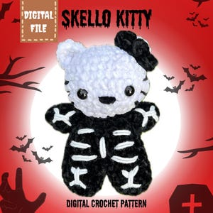 Skello Kitty PDF crochet pattern