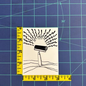 Dawn Of Print, Vinyl sticker