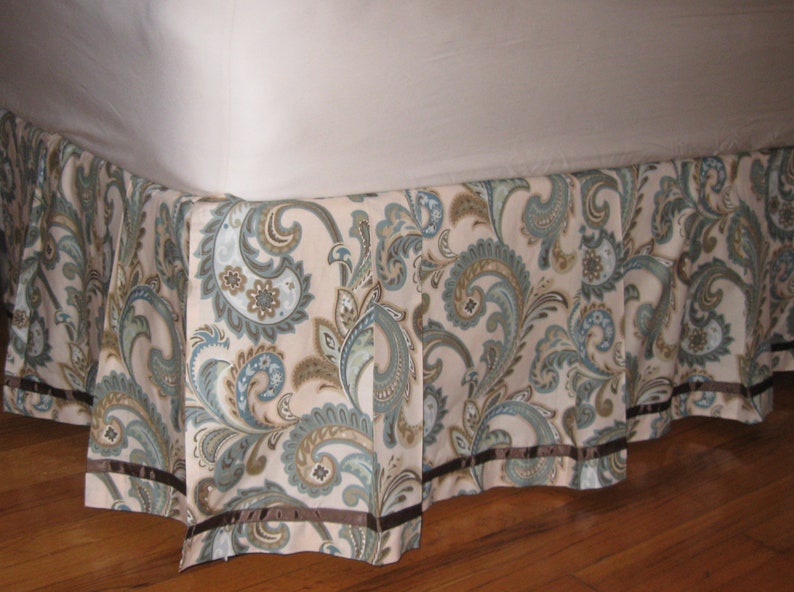Ready To Ship Crib Size Box Pleated Bed Skirt With Etsy