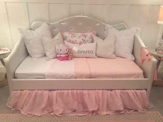 Crib Size Tulle Bed Skirt 15 Colors 12 To 16 Inch Drop Etsy