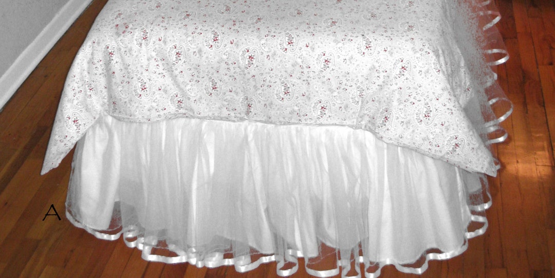 FULL Size Tulle Bed Skirt in Tiffany Blue/aqua 15 Inch Drop Etsy
