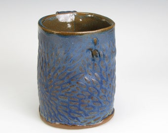 Pregnant Lady Mug, Large Stoneware Mug, Big Girl Cup, Large Handmade Cup, One of a Kind Stoneware Mug, Large Ceramic Mug, Slab Made Cup