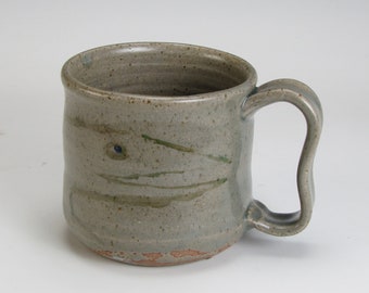 Subtle Beast, Hand Painted, Stoneware, Wheel Thrown Mug,