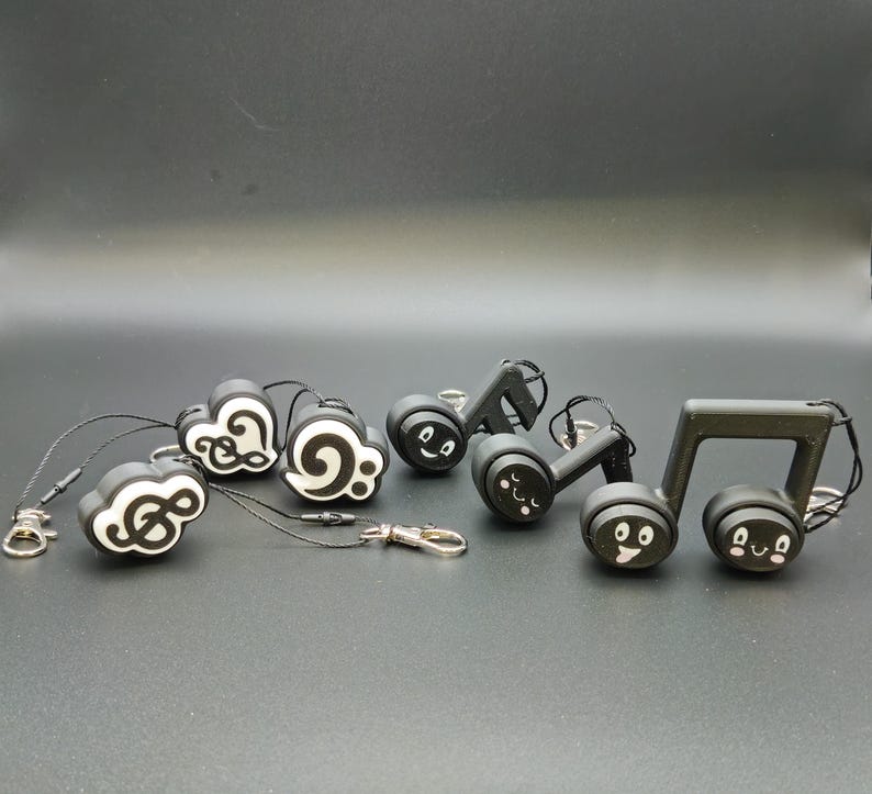 Trable Cle Music Note Fidget Clicker - Soulagement du stress musical - Etsy France