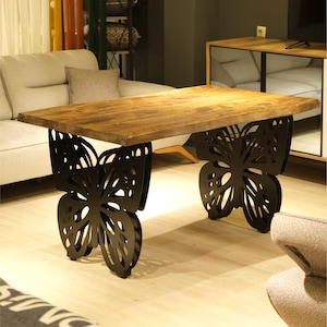 Table legs metal, Modern table, Iron legs, Modern coffee table, Designed table legs, Furniture table legs, Base for table top, (set of 2)