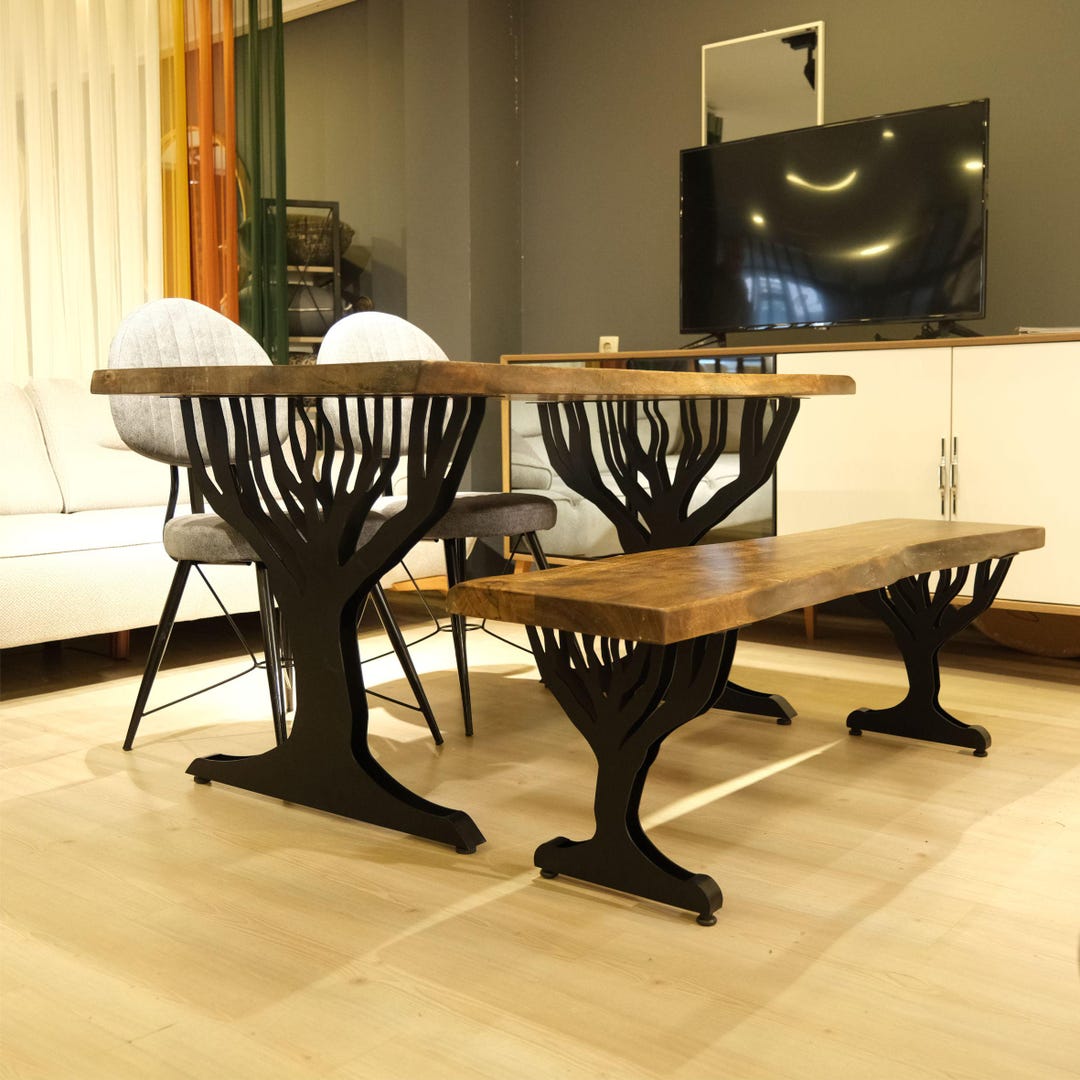 Tree Shape Metal Table Base Steel Bench Legs, Coffee Table Legs, Metal Legs Legs, Tree Shape Metal ...