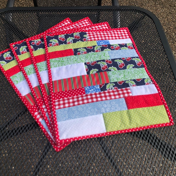 Patchwork Placemats Etsy