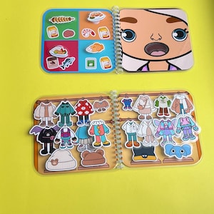 UnbelievableFamily Toca Boca House Busy Book: Role Play Activity