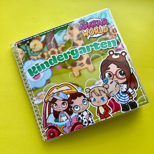 Libro de actividades/regalo hecho a mano/jardín de infantes/Avatar World/guardería infantil/regalo para niños pequeños/libro Montessori/juguetes antiestrés/regalos para bebés/regalos para niñas