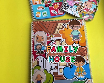 UnbelievableFamily House Busy Book: Role Play Activity