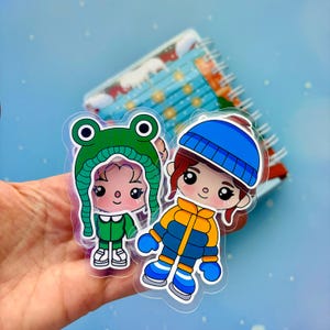 Christmas present/Toca Boca/ Paper Dollhouse/ Winter activities/ Montessori busy book/ Role Play/Activity Book for Kids/Fidget toys