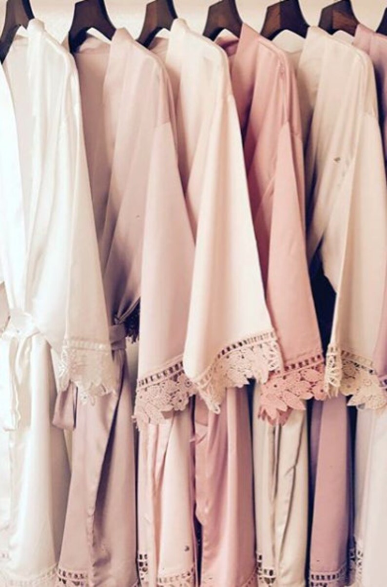 set of 6 bridesmaid robes