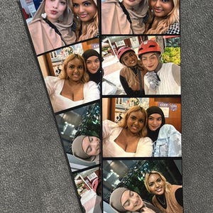 TWO CUSTOM PHOTOSTRIPS / Book Lovers Anniversary Gift / Birthday Gift