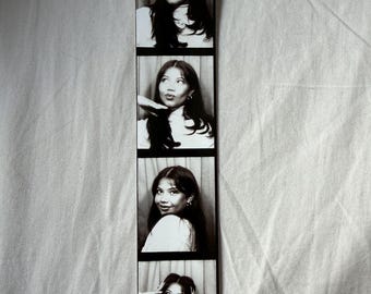 Custom Photo Booth Strips | Vintage Photo Keepsake Prints (2 x 6 inches)