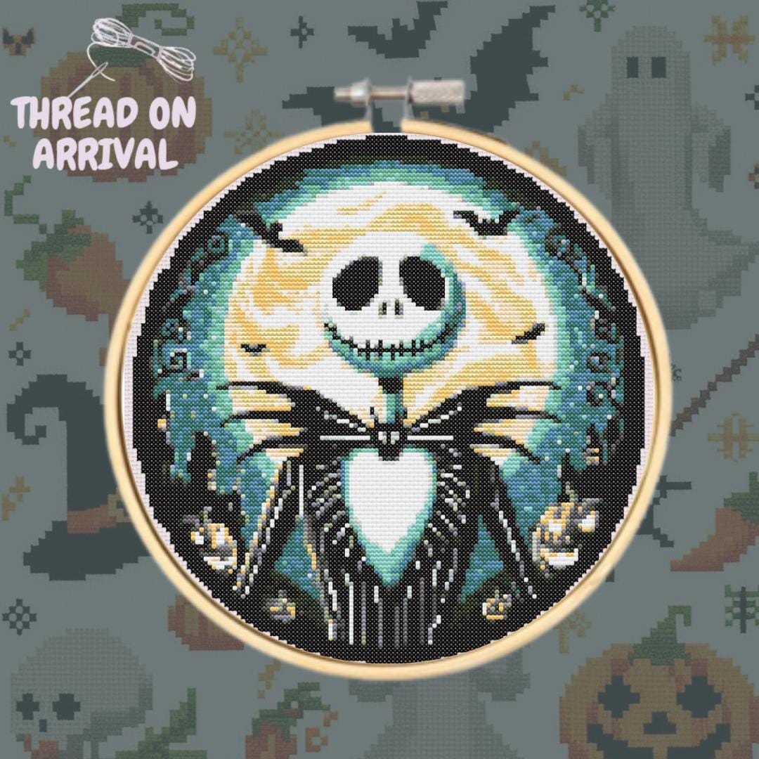 Jack Skellington Cross Stitch PDF Pattern | the Nightmare Before ...