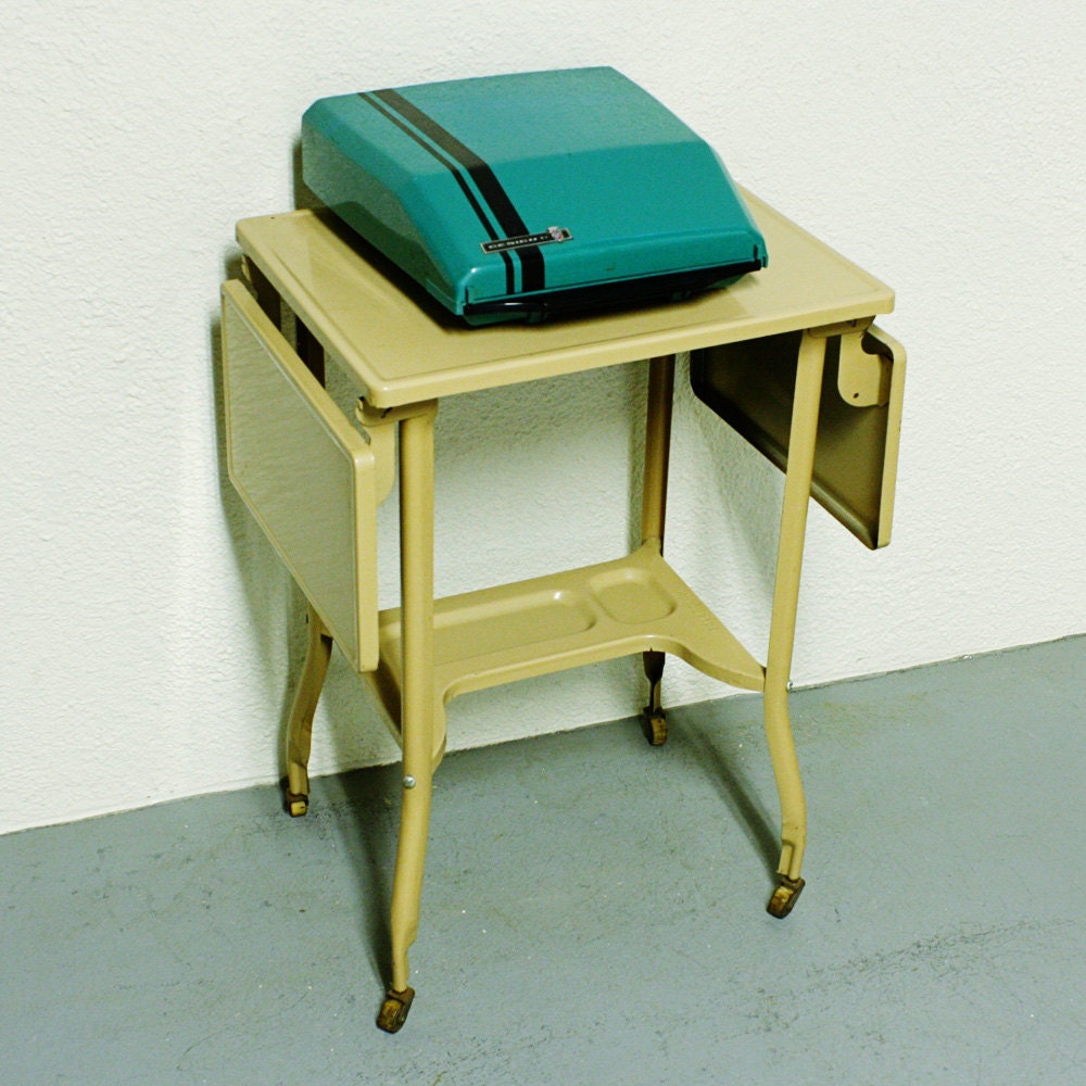 Vintage table stand typewriter table typewriter stand Etsy