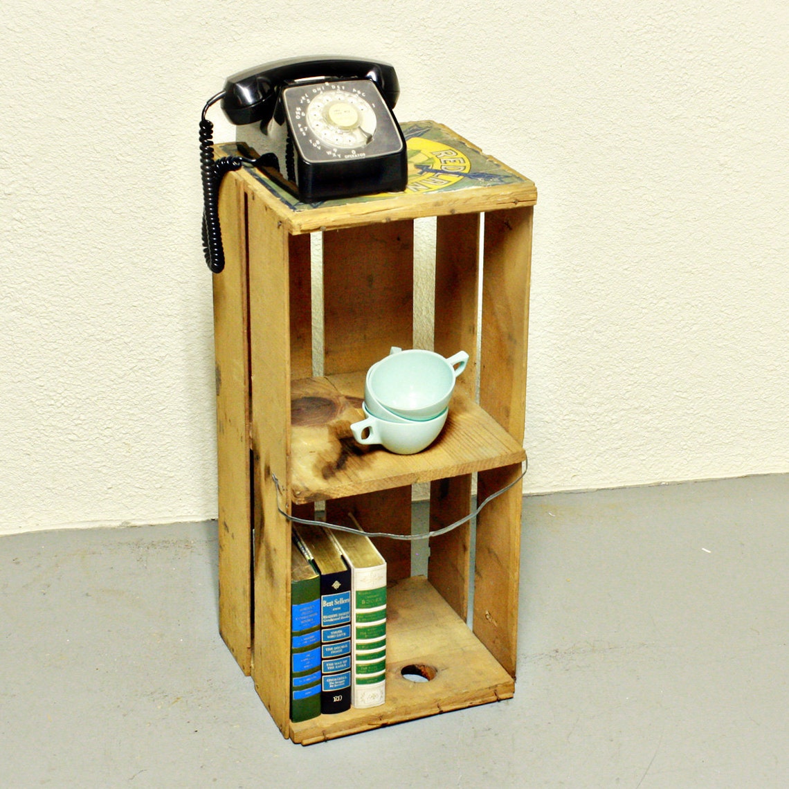 Vintage wood crate orange crate produce crate Redlands Etsy