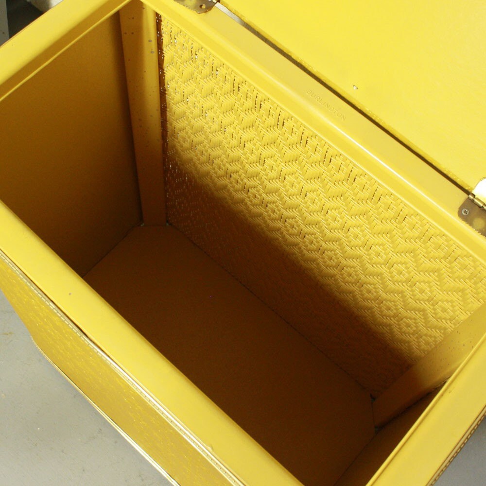 Vintage clothes hamper laundry hamper Burlington Basket Co Etsy