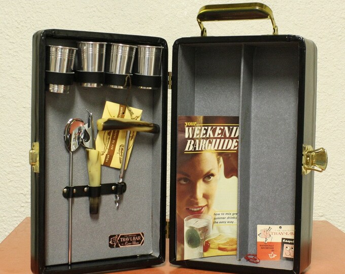 Vintage Bar Set Travlbar Ever Wear Bar Utensils Bar Accessories Bar