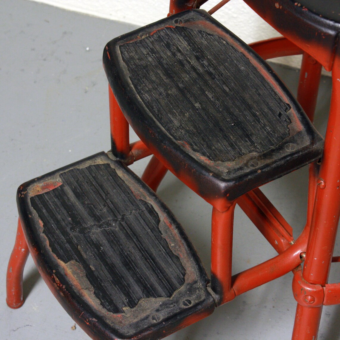 Vintage stool step stool kitchen stool Cosco chair Etsy