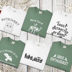 Birding SVG Bundle Bird Nerd PNG Birding Shirt Funny Bird Watching Gift Bird Lover Easily Distracted by Birds Twitching Bird Enthusiast
