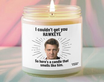 9oz Glass Smells like Hawkeye Candle | Hawkeye Fan Gift, Best Friend Gifts, Fandom Inspired Candle - FAST SHIPPING!