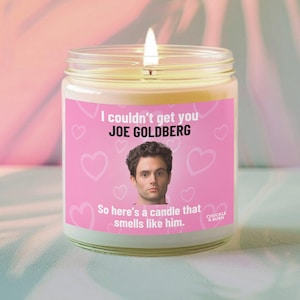 9oz glas ruikt naar Joe Goldberg Candle | Joe Goldberg You tv-serie cadeau fan, cadeau beste vriend, op fans geïnspireerde kaars - SNELLE VERZENDING!