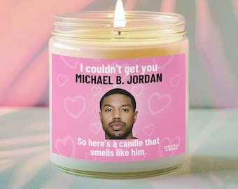 Smells like Michael B Jordan Candle | Michael B Jordan Fan Gift, Best Friend Gifts, Fandom Inspired Candle - FAST SHIPPING!