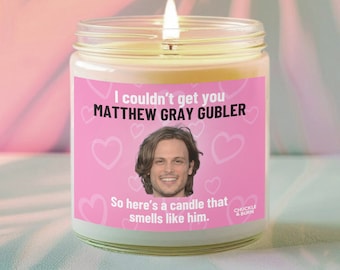 Smells like Matthew Gray Gubler Candle | Matthew Gray Gubler Criminal Minds Fan Gift, Dr. Spencer Reid, Best Friend Gifts - FAST SHIPPING!