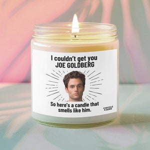 9oz glas ruikt naar Joe Goldberg Candle | Joe Goldberg You tv-serie cadeau fan, cadeau beste vriend, op fans geïnspireerde kaars - SNELLE VERZENDING!