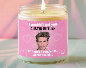 9oz Glass Smells like Austin Butler Candle | Austin Butler Fan Gift, Best Friend Gifts, Fandom Inspired Candle - FAST SHIPPING!