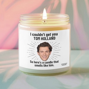 9oz Glass Smells like Tom Holland Candle | Tom Holland Fan Gift, Best Friend Gifts, Fandom Inspired Candle - FAST SHIPPING!