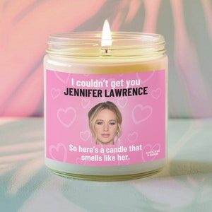 Smells like Jennifer Lawrence Candle | Jennifer Lawrence Fan Gift, Best Friend Gifts, Fandom Inspired Candle - FAST SHIPPING!