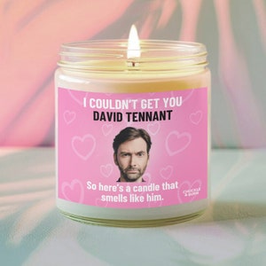 Smells like David Tennant Candle | David Tennant Doctor Who Fan Gift, Best Friend Gifts, Fandom Inspired Candle - FAST SHIPPING!